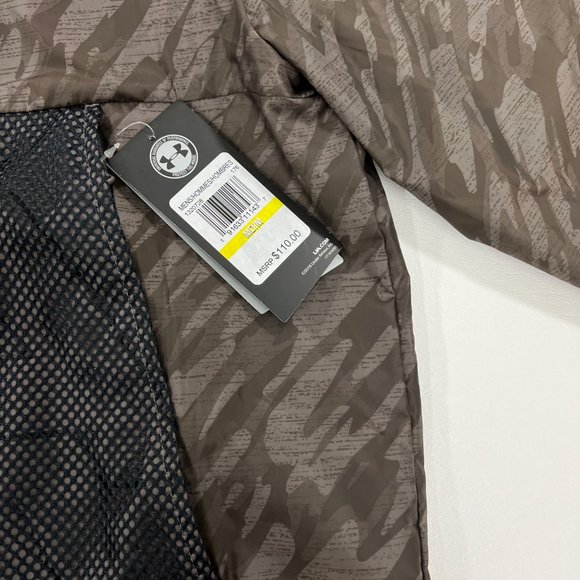 Under Armour Men's Jacket M Camo Print Pullover Windbreaker Green Camo M - Picture 6 of 8